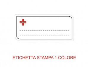 Etichette adesive per farmacie e parafarmacie (mm 45x20) (cod. 20P)
